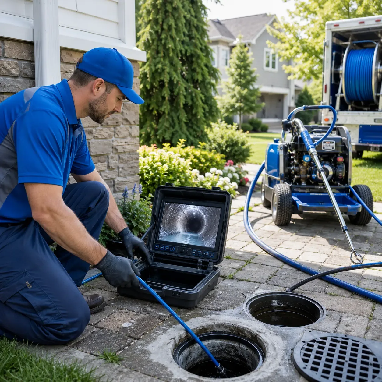 Outdoor drain cleaning professionals serving Chantilly, VA