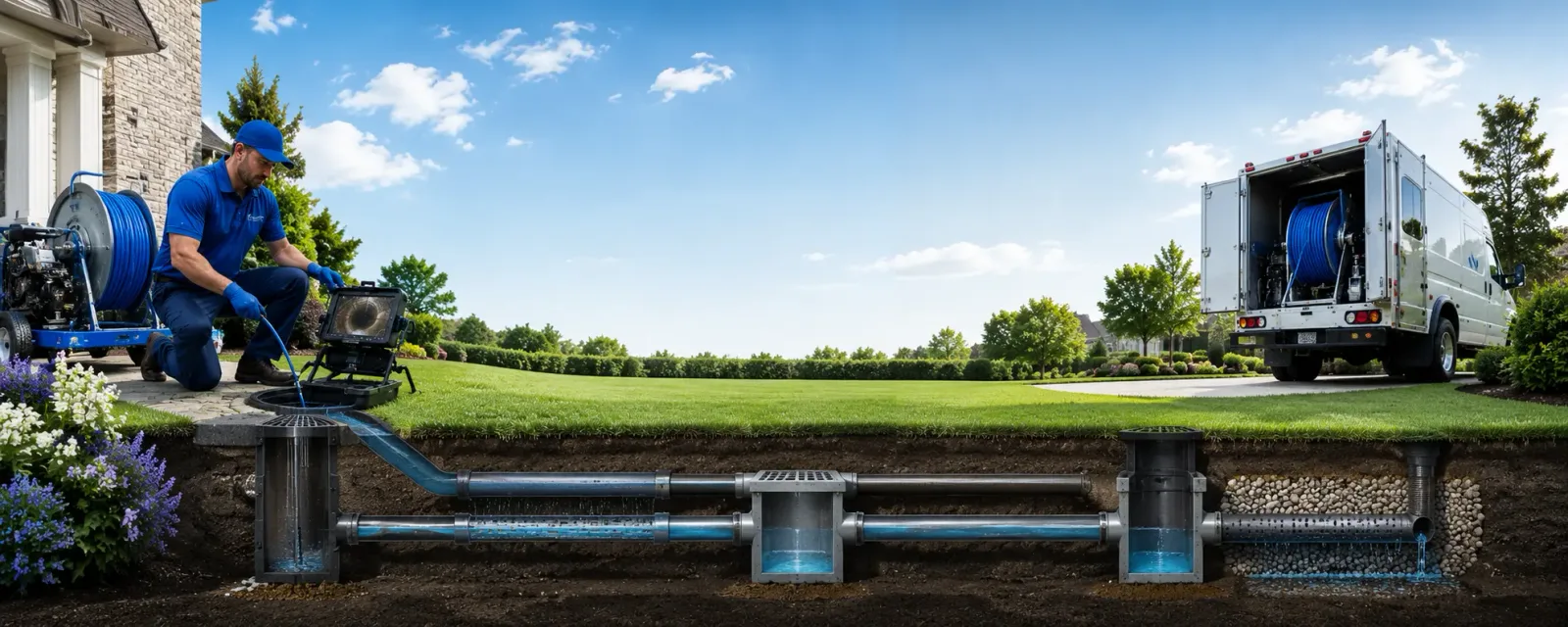 Outdoor drain cleaning information for Chantilly, VA